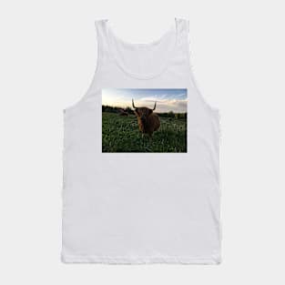 Scottish Highland Cattle Cow 2427 Tank Top